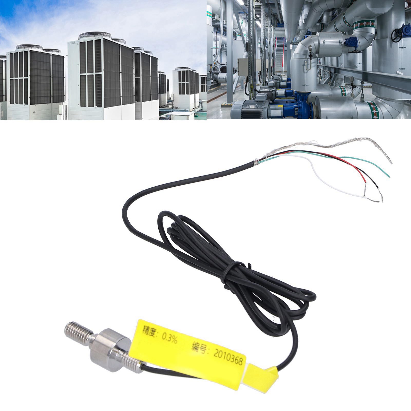 Yctze Zugdruckkraftsensor DYMH-106 für die Industrielle Automatisierung, 20-kg-Wägezelle mit Kabel, Edelstahlkonstruktion (20KG)