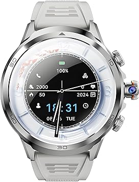 1.95Smart Watch for Men Answer/Make Call, Battery Pedometer Calorie Smartwatch, IP68 Waterproof &1990mAh,100+ Sports Modes Fitness Tracker Watch