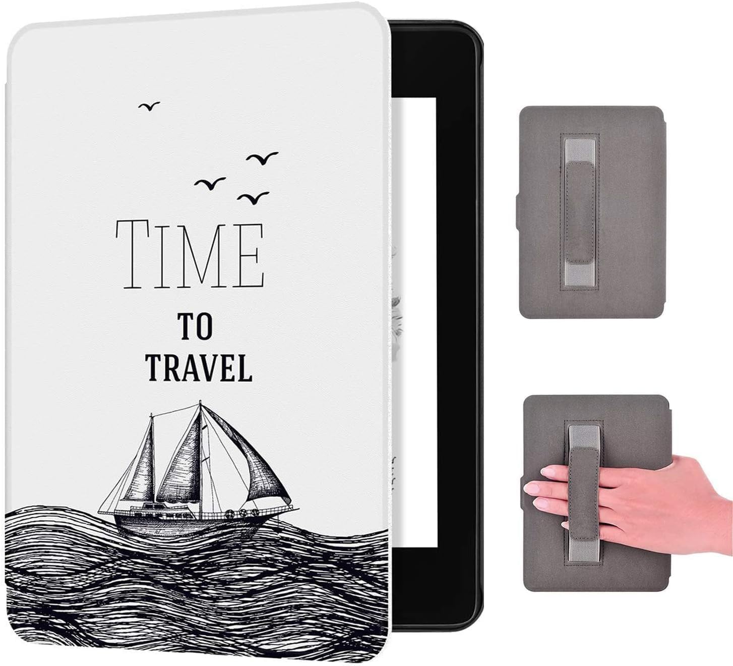 Capa para Kindle RS23CV /2024 Com Alça + Película - Tela 6,0