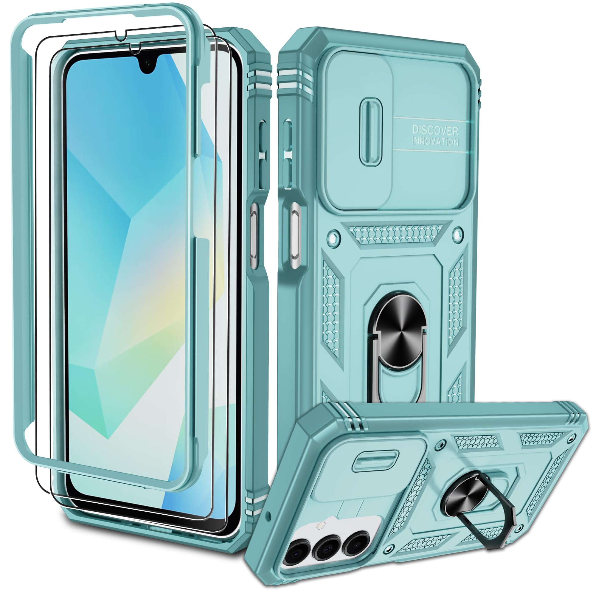 Kompatibel mit Samsung Galaxy Hülle, Eingebetteter Ständer Militärgrad Schutzhülle Handyhülle Starke Stoßfestigkeit Samsung Schutzhülle Samsung Galaxy case Cover