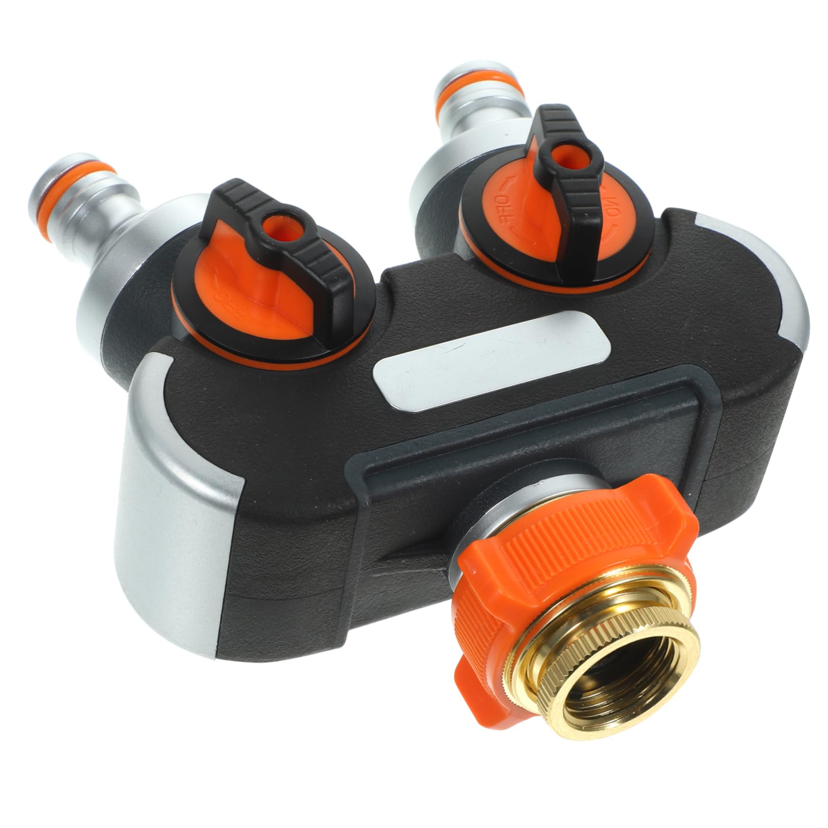 Adaptateur de tuyau pour robinet extérieur et répartiteur 2 voies