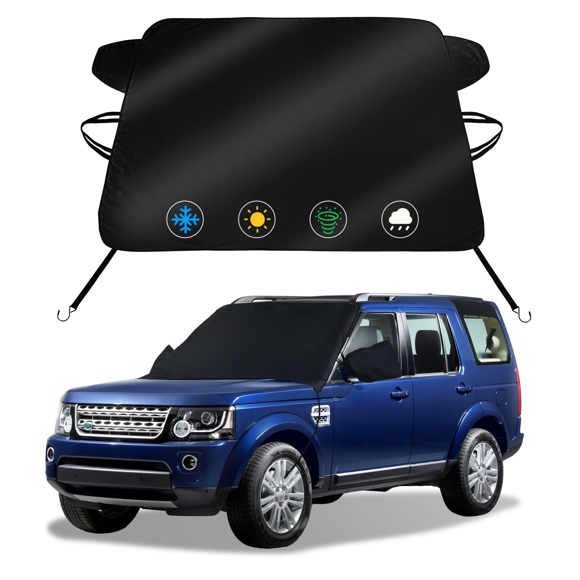 Windshield Cover for Ice &amp; Snow for Land Rover Discovery 4 LR4 Hail Guards