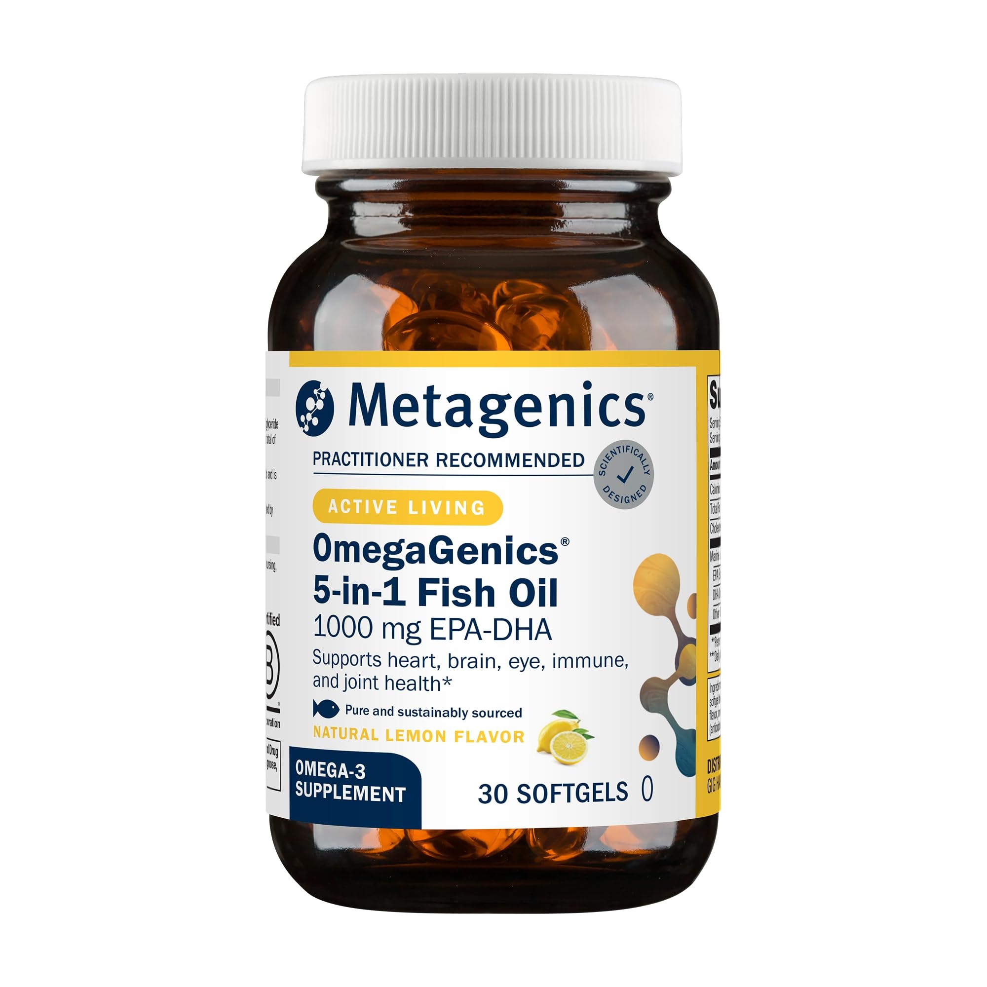 Metagenics OmegaGenics Omega-3 Fish Oil 1000mg EPA DHA, 120 Softgels — Amazon image 8