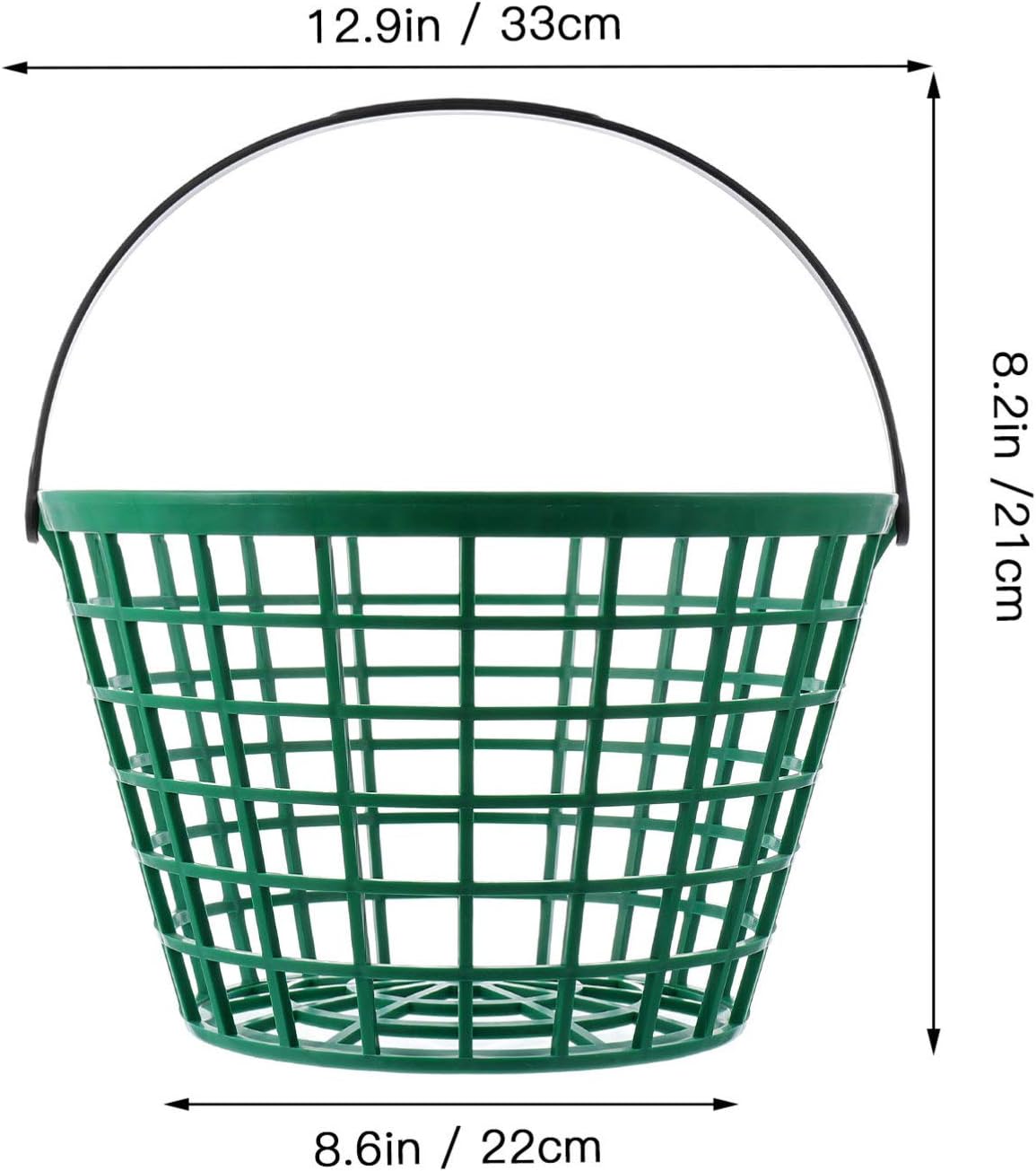 1pc Nylon Carrying Bucket Capacity Golf Range Basket for Storage for Training and Practice Sessions