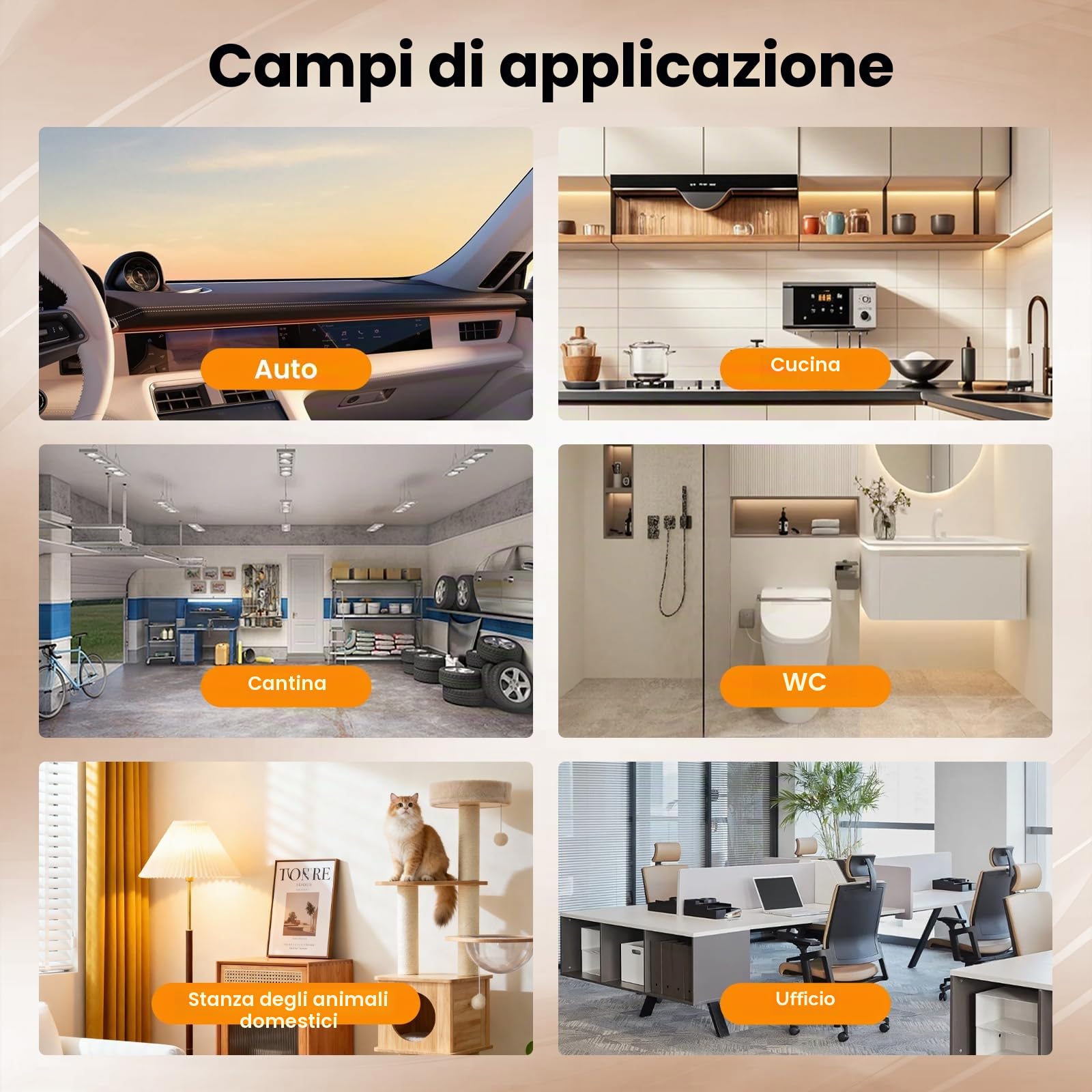 Generatore di Ozono 40000 mg/h, Purificatore d'Aria Deodorante Professionale Fino a 300㎡, Macchina Ozono Alta Capacità O3 con Timer 120 Min, Ozonizzatore per Casa Ambienti, Auto, Uffici, Hotel