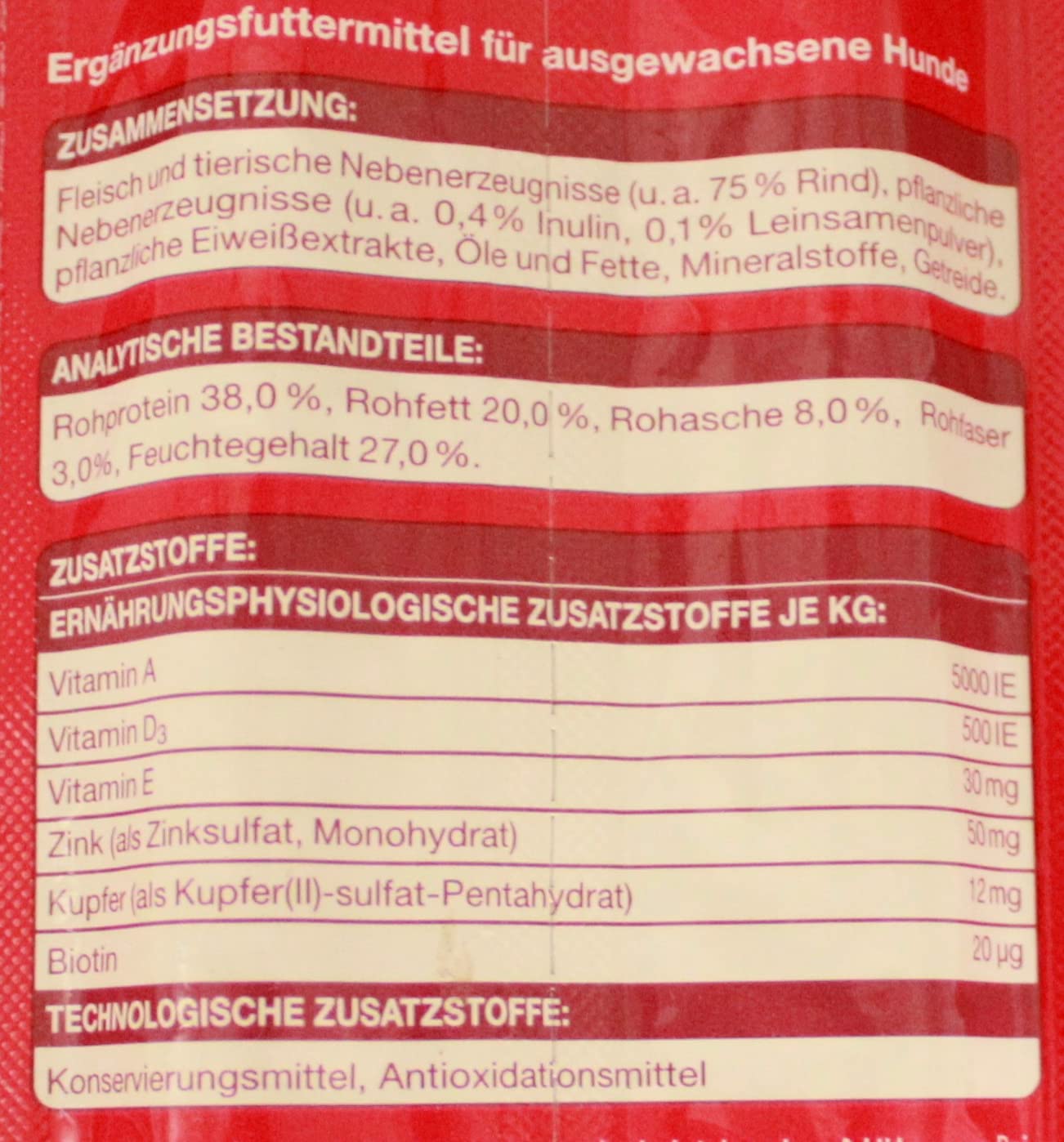 Gut & Günstig Lieblings Sticks Hundeleckerli mit Rind, 25er Pack (25 x 88g)