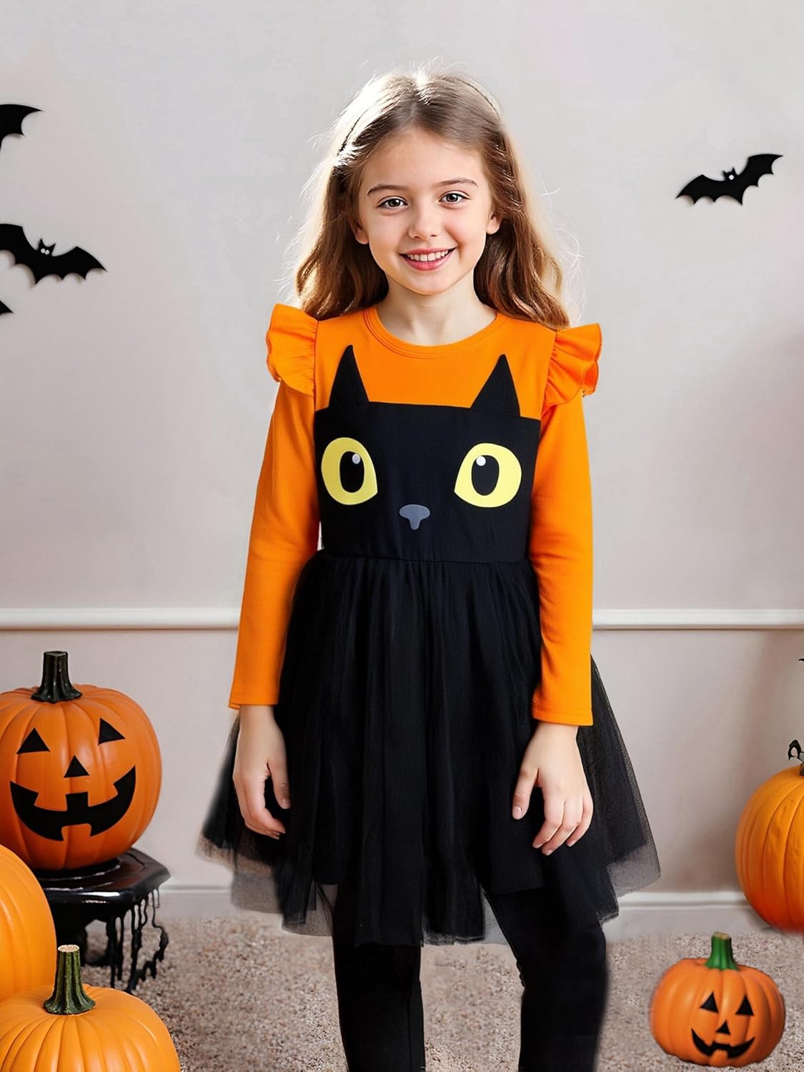 Magic Park 12M-9Y Toddler Girl Holiday Tulle Dress Girls Long Sleeve Tutu Dresses Kids Casual Outfits Winter Clothes - Image 2