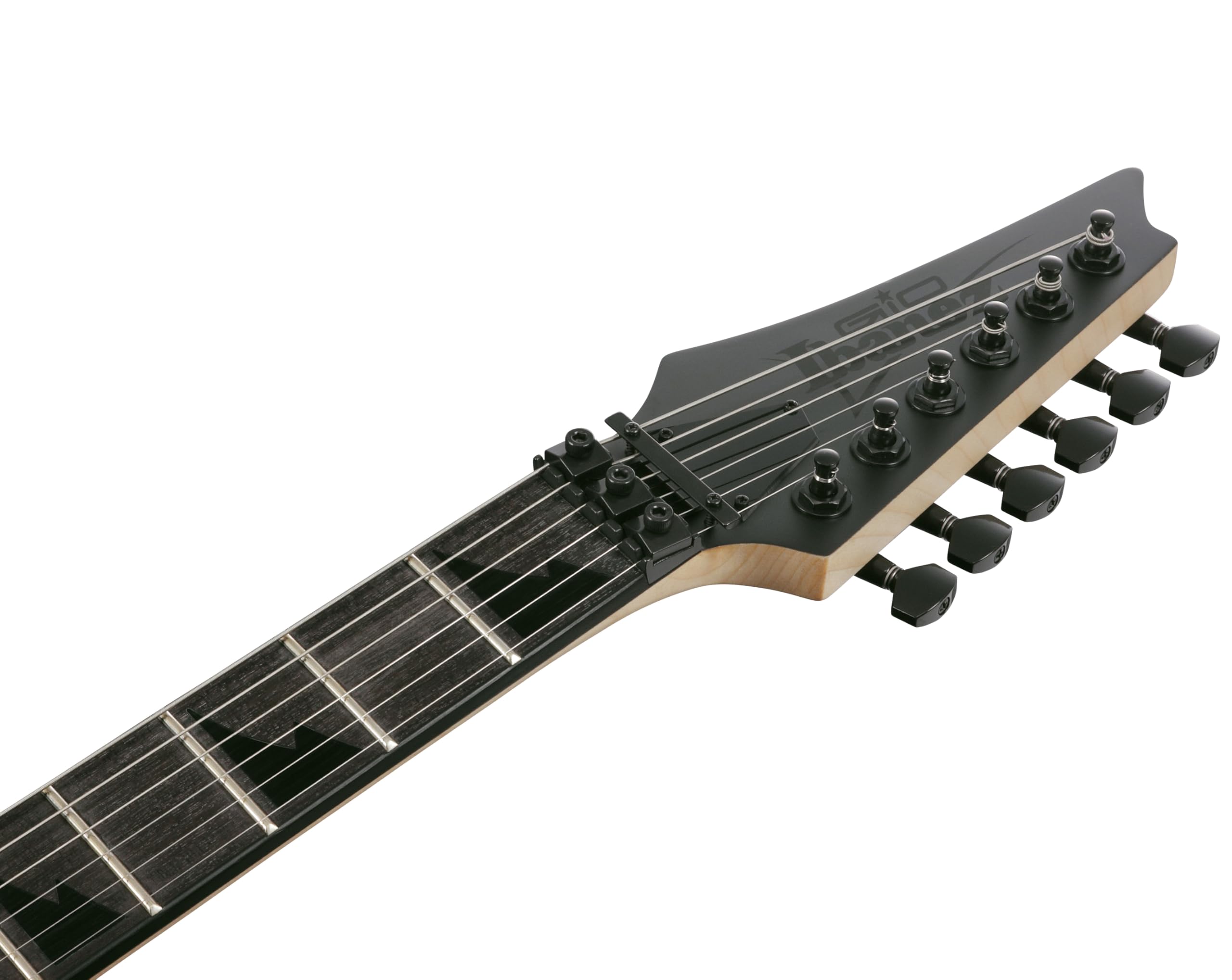 IBANEZ GIO RG SERIES, guitarra eléctrica, trémolo de bloqueo, cabezal de marcha atrás negro plano
