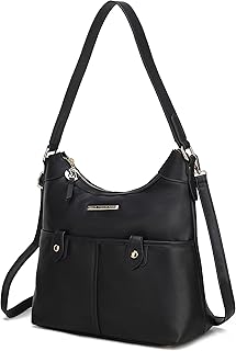 MKF Collection Shoulder Bags for Women, Crossbody Vegan Leather Handbag Purse, Top-Handle Hobo Tote Bag