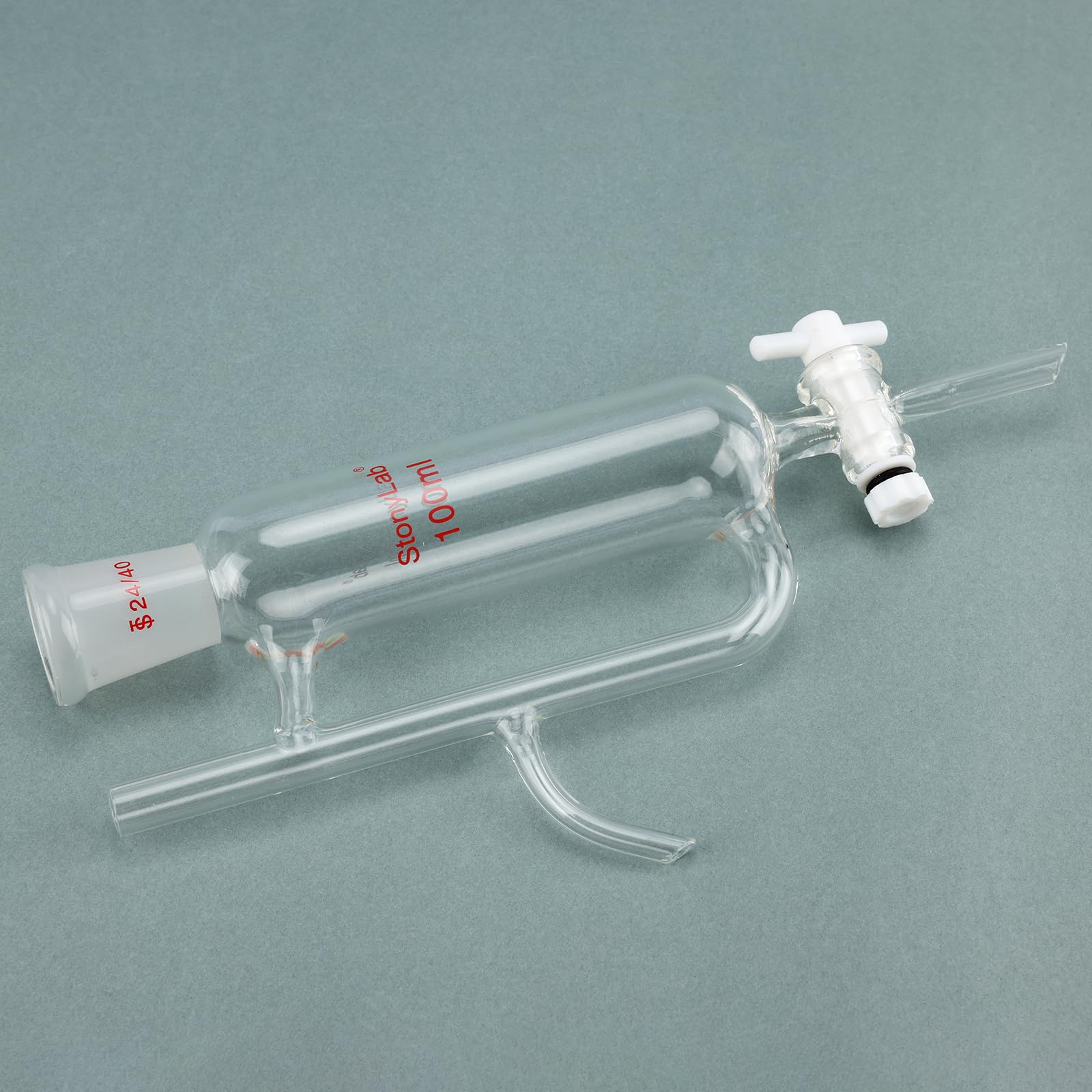 stonylab Separatore Ricevitore per Acqua e Olio con Giunto 24/40, Water Oil Receiver Separator da Laboratorio Fornitura Laboratorio, 100 ml