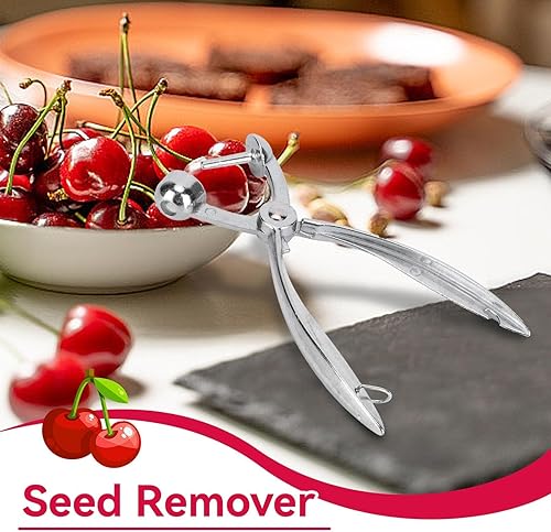 Miniatura 3 de 2 herramientas de descarador de cerezas, herramienta de deshuesador de cereza, removedor de hoyos de aleación de aluminio, removedor de semillas de