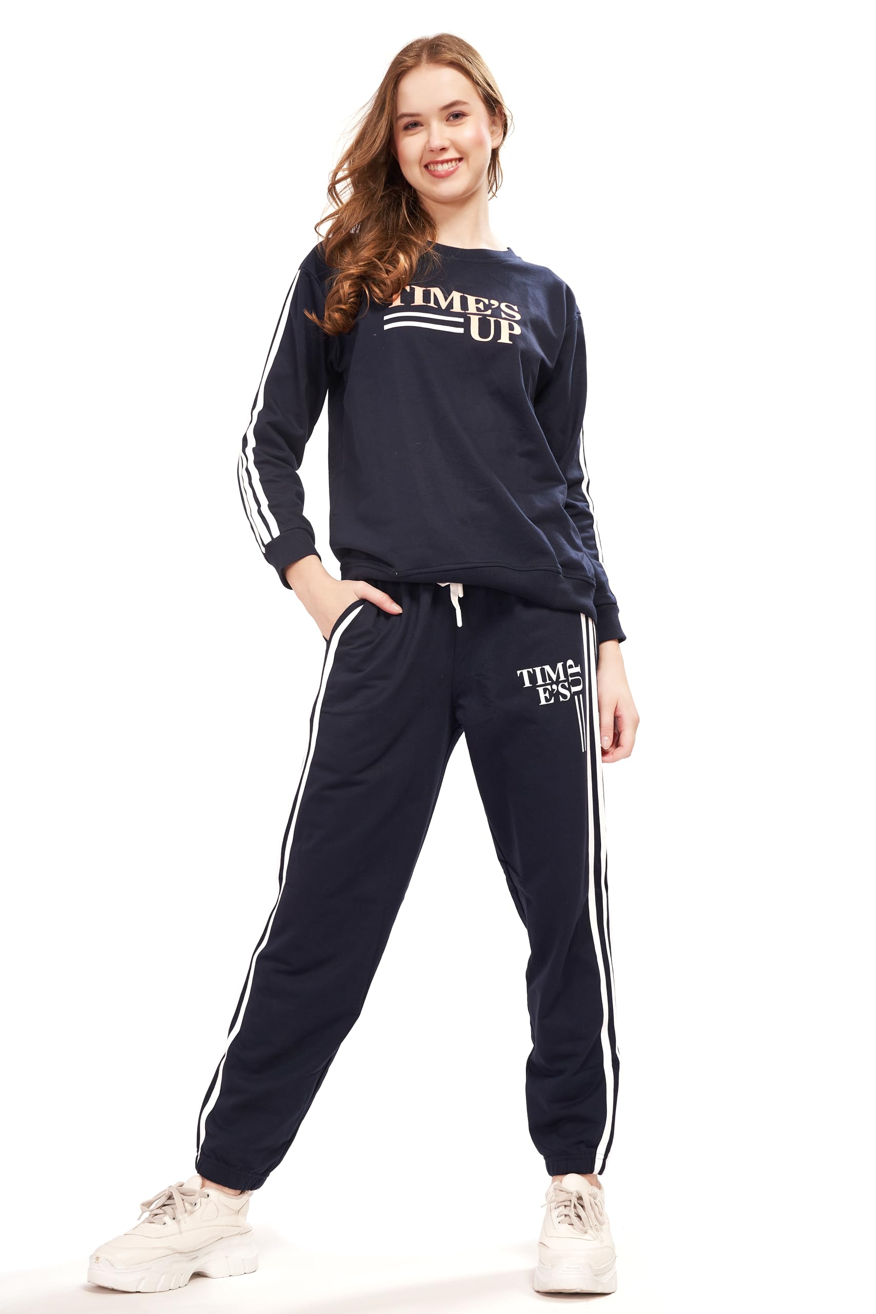 Women's Sweatshirt and Joggers Set Track suit 417-image-7