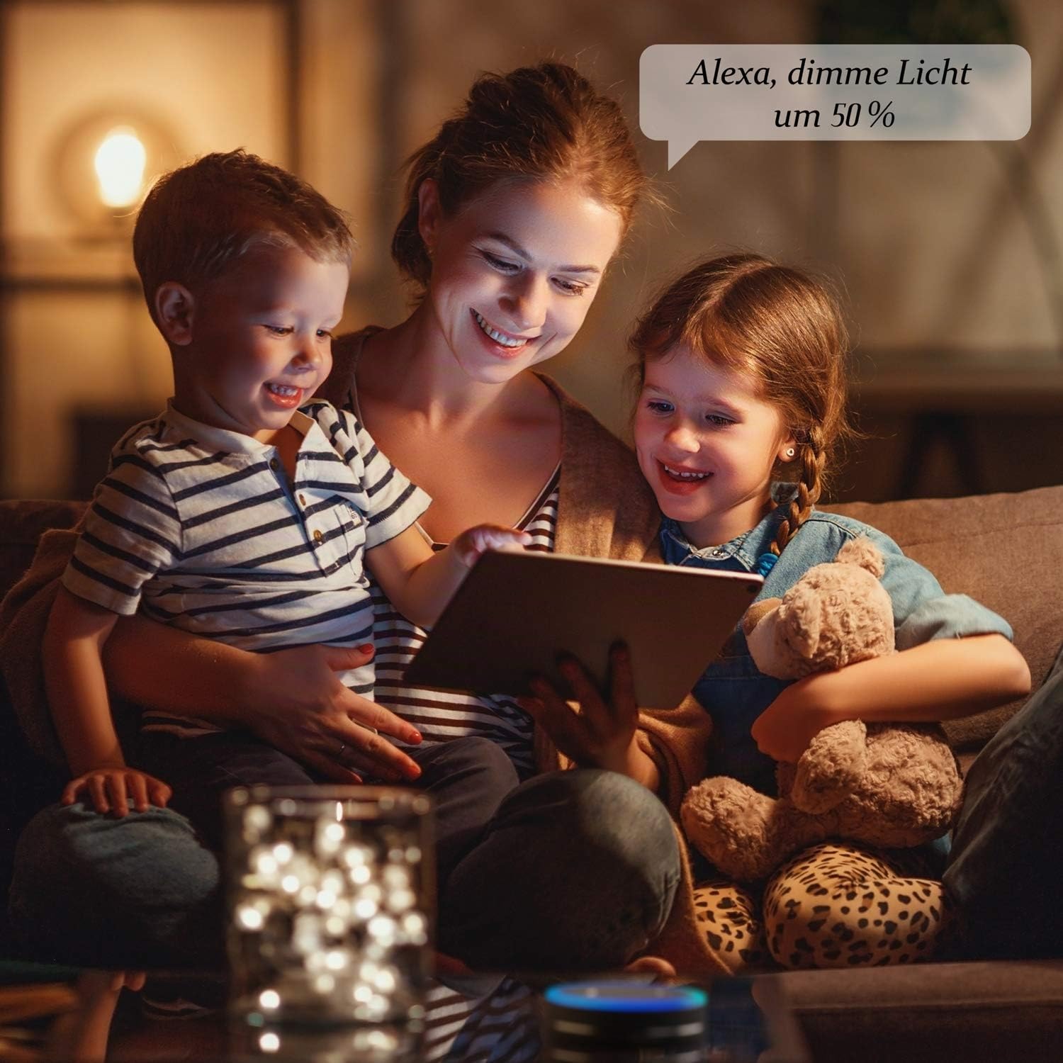 ledscom.de 12x Decken-Einbaustrahler FERE Einbaurahmen schwarz matt schwenkbar inkl. Smart Home RGBW GU10 LED Lampe, 5,41W, 473lm