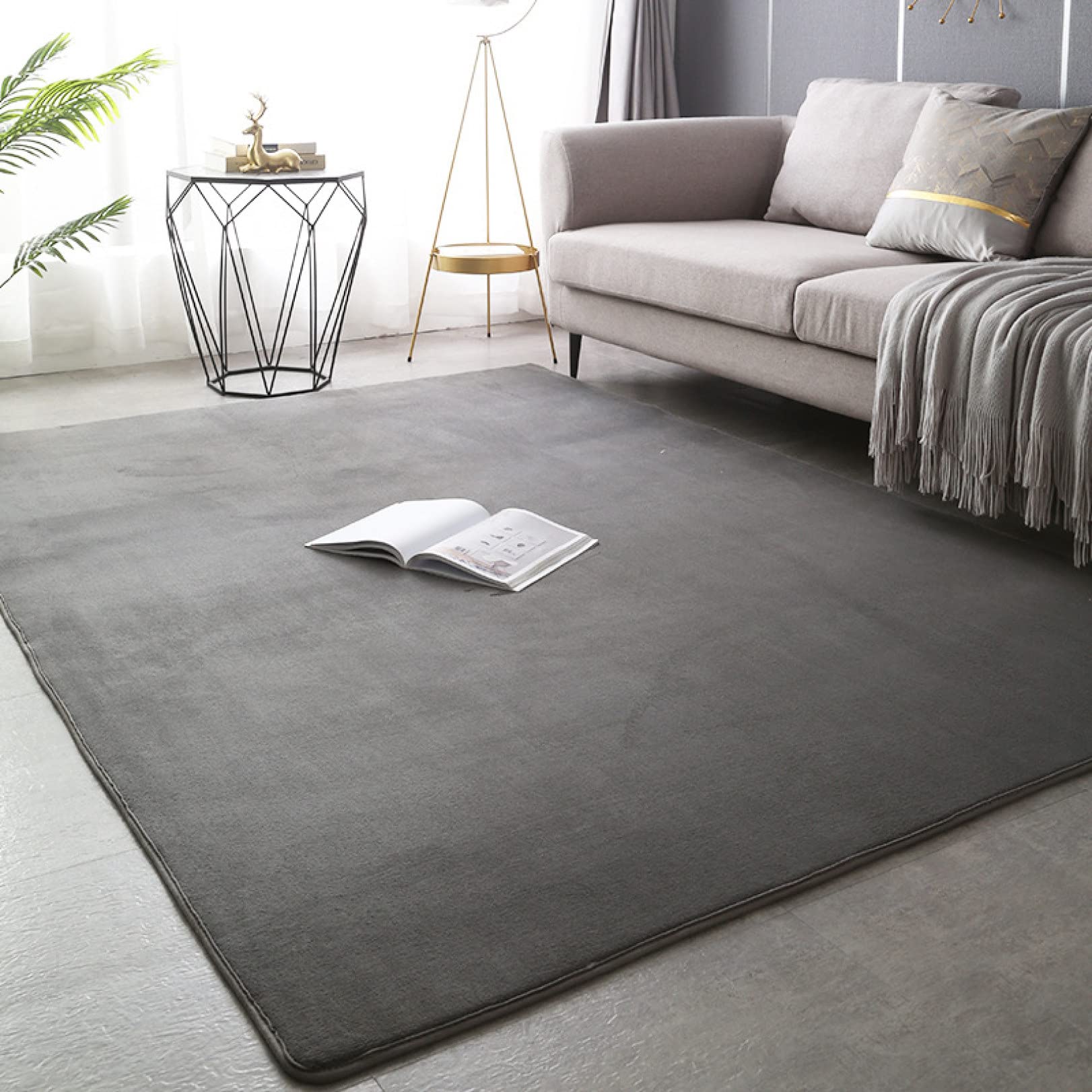 Amazon｜ラグ 120*160CM カーペット 極厚 ラグマット 200*100cm 厚手 