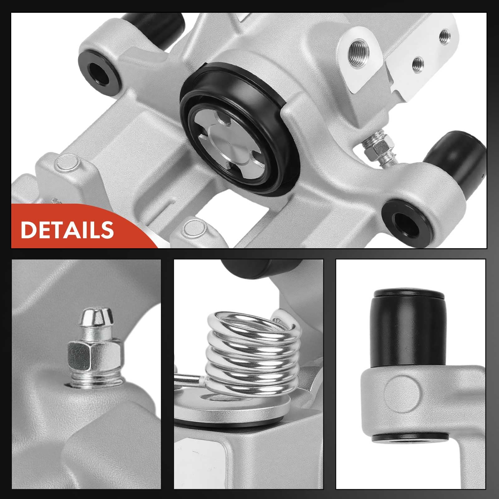 Frankberg Szczypce hamulcowe do zacisku hamulcowego kompatybilne z Civic IX 2012-2016 Brake caliper One Side 1 piston without brake rear leftt one piece replace # 43001TV0E01
