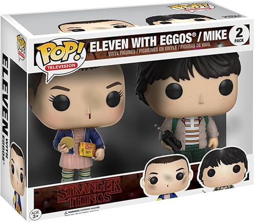 Stranger Things - Eleven with Eggos & Mike Pop - Figura de vinilo (2 unidades)