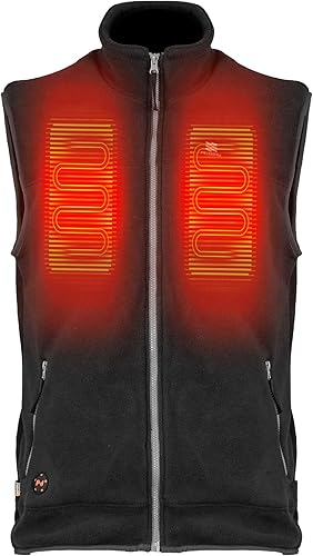 Miniatura 2 de Fieldsheer Trek - Chaleco térmico para hombre con control Bluetooth, carcasa suave, protección contra el viento y el agua, y forro que absorbe la