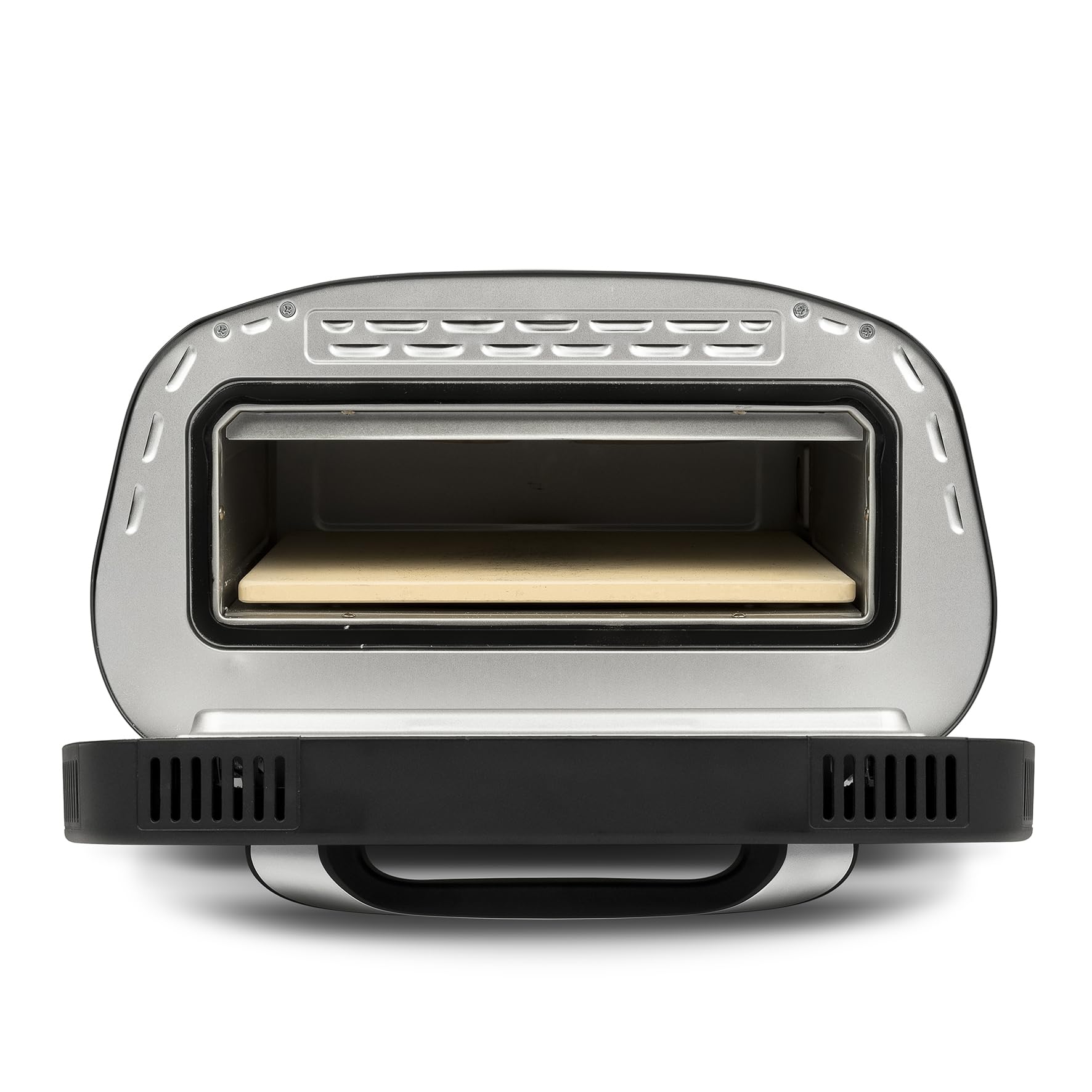 G3 Ferrari G10186 "Pronto Pizza 2 Minutos", 1700 W, Alcanza hasta 430°C, Paredes frías, Cocción en 2 minutos, Pantalla digital, 8 programas, Piedra refractaria, Accesorios y Recetario incluidos, Negro