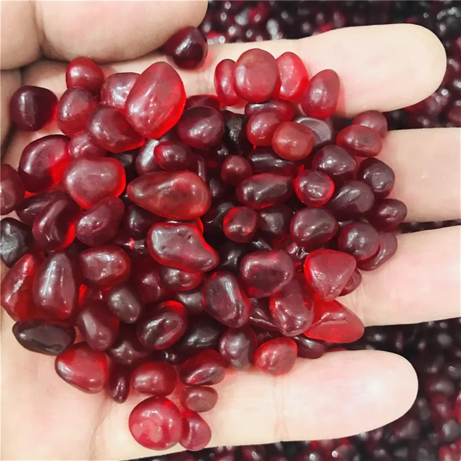 Cristal de rubí para acuario DSZUJTYROP decorativo de 500g