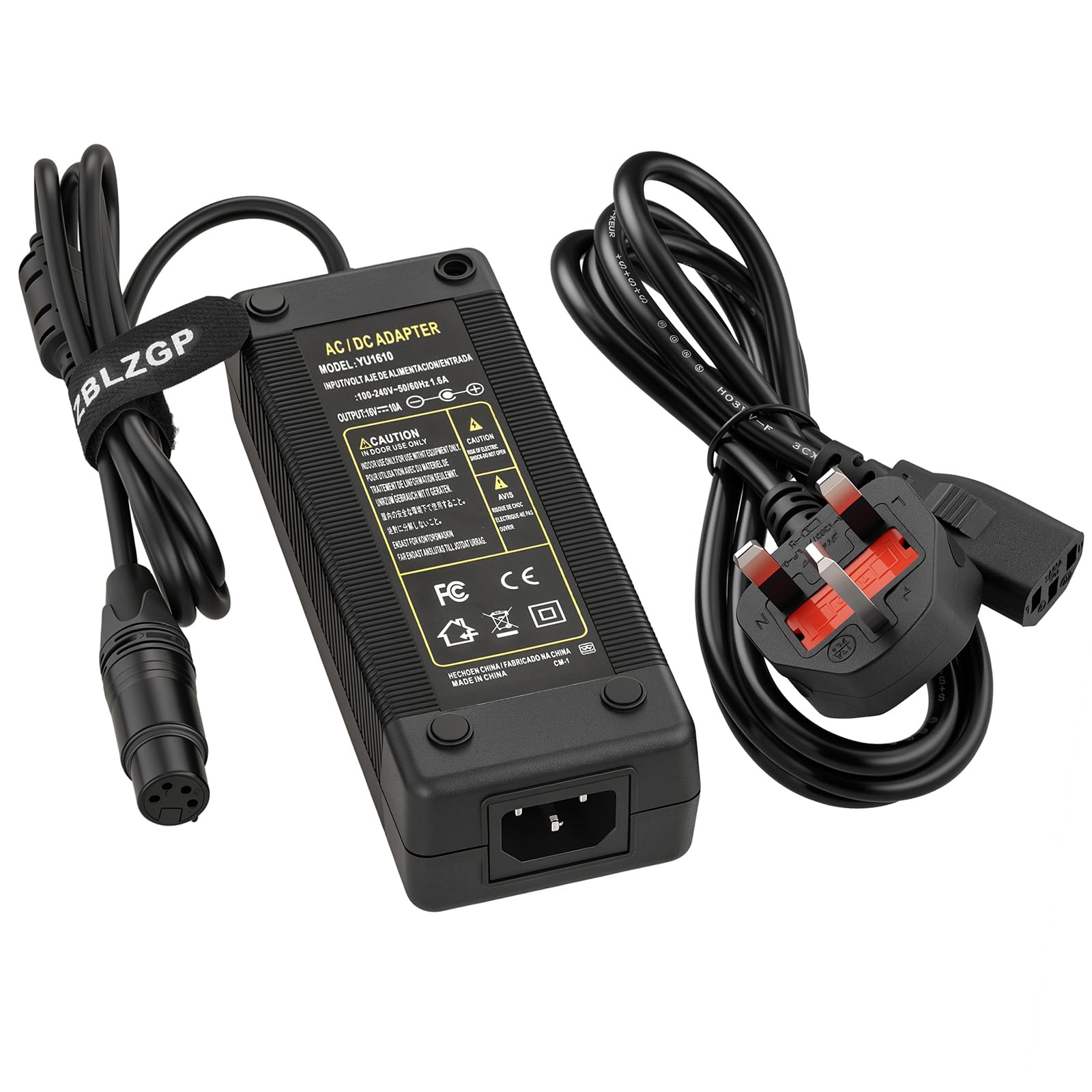 Amazon.com: ZBLZGP XLR 4 Pin 16V 10A AC DC Power Supply Adapter