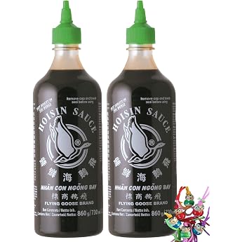 Hoisin Sauce [2 x 730 ml] Hoi Sin Sauce Mild Spice Sauce + a Small Lucky Pendant Free