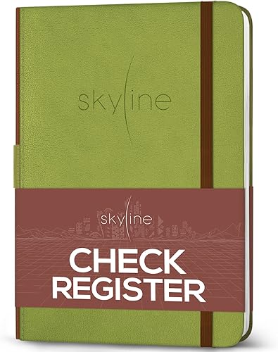 Miniatura 7 de Skyline Registro de cheques - Libro de registro contable para ingresos y gastos - Chequera de transacciones para pequeñas empresas - Cuaderno de