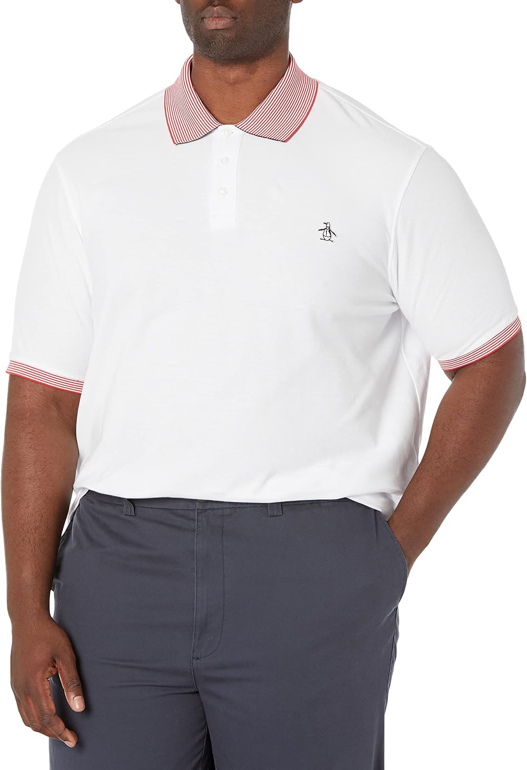 Short Sleeve Contrast Collar Polo 
