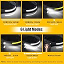 Fishing Headlamp, Rechargeable, 230° Wide Beam Head Lamp LED with Motion Sensor - Camping Gear, Waterproof Head Light, Flashlight for Hiking, Running, Repairing, Mechanic, Cycling, Walking gallery image