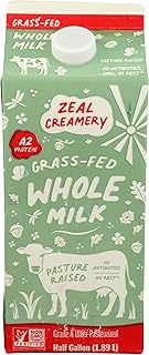Zeal Creamery Grass Fed Whole Milk, 64 Fz