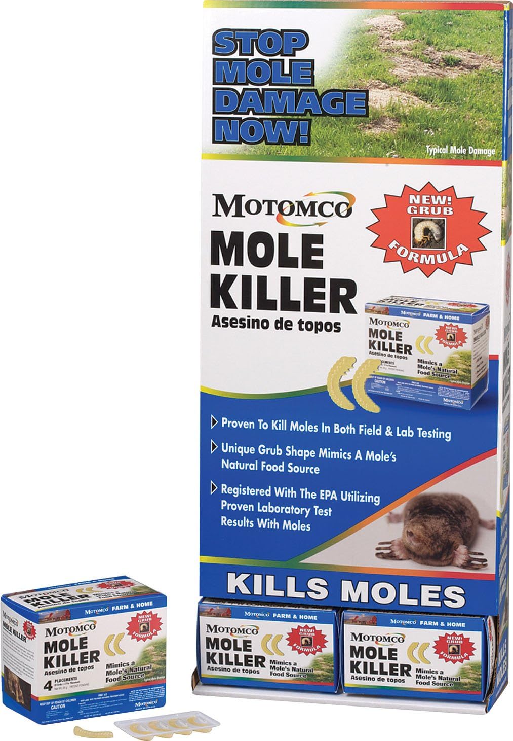Motomco Mole Killer Grub Formula