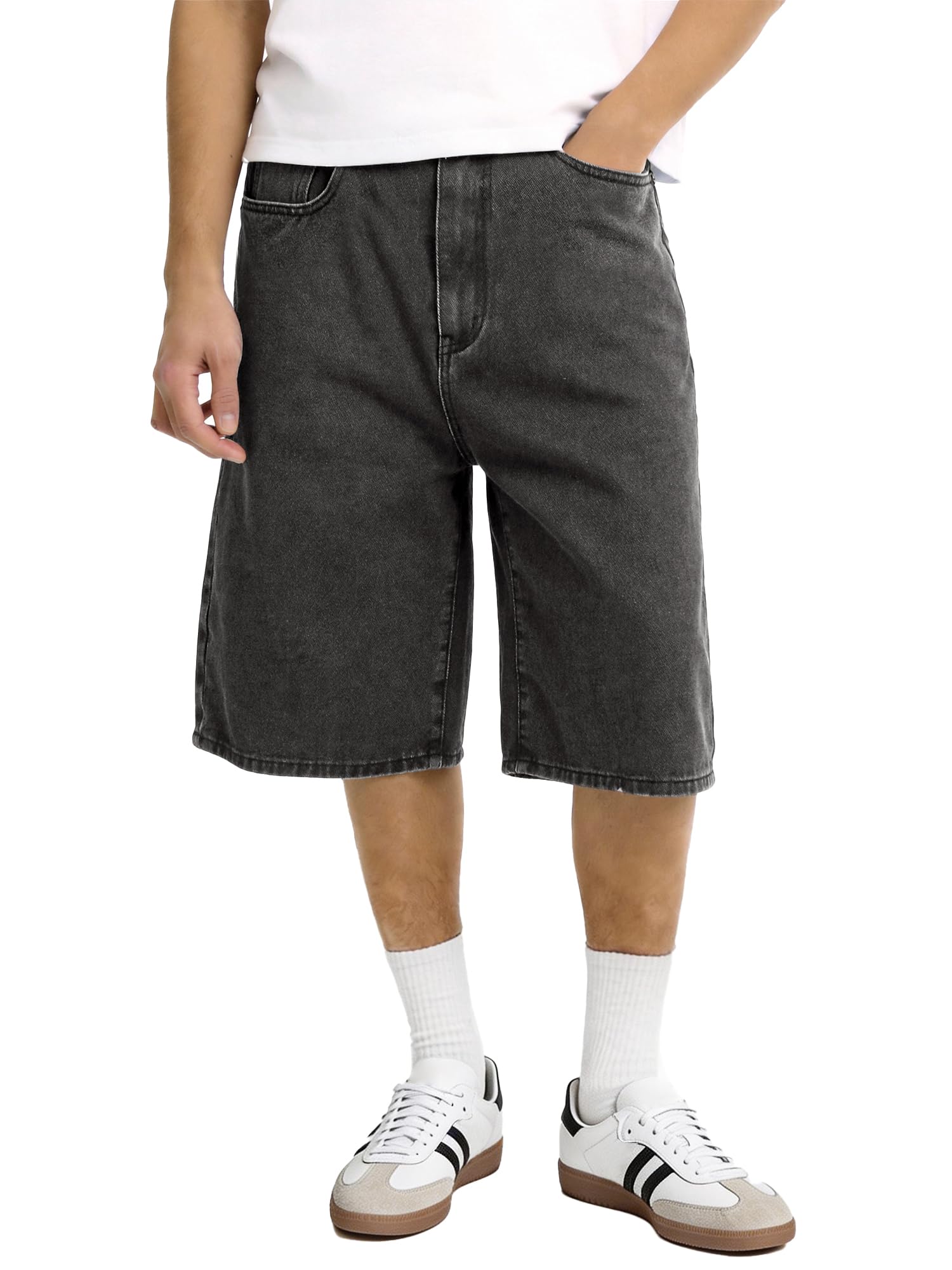 Comdecevis Baggy Jean Shorts