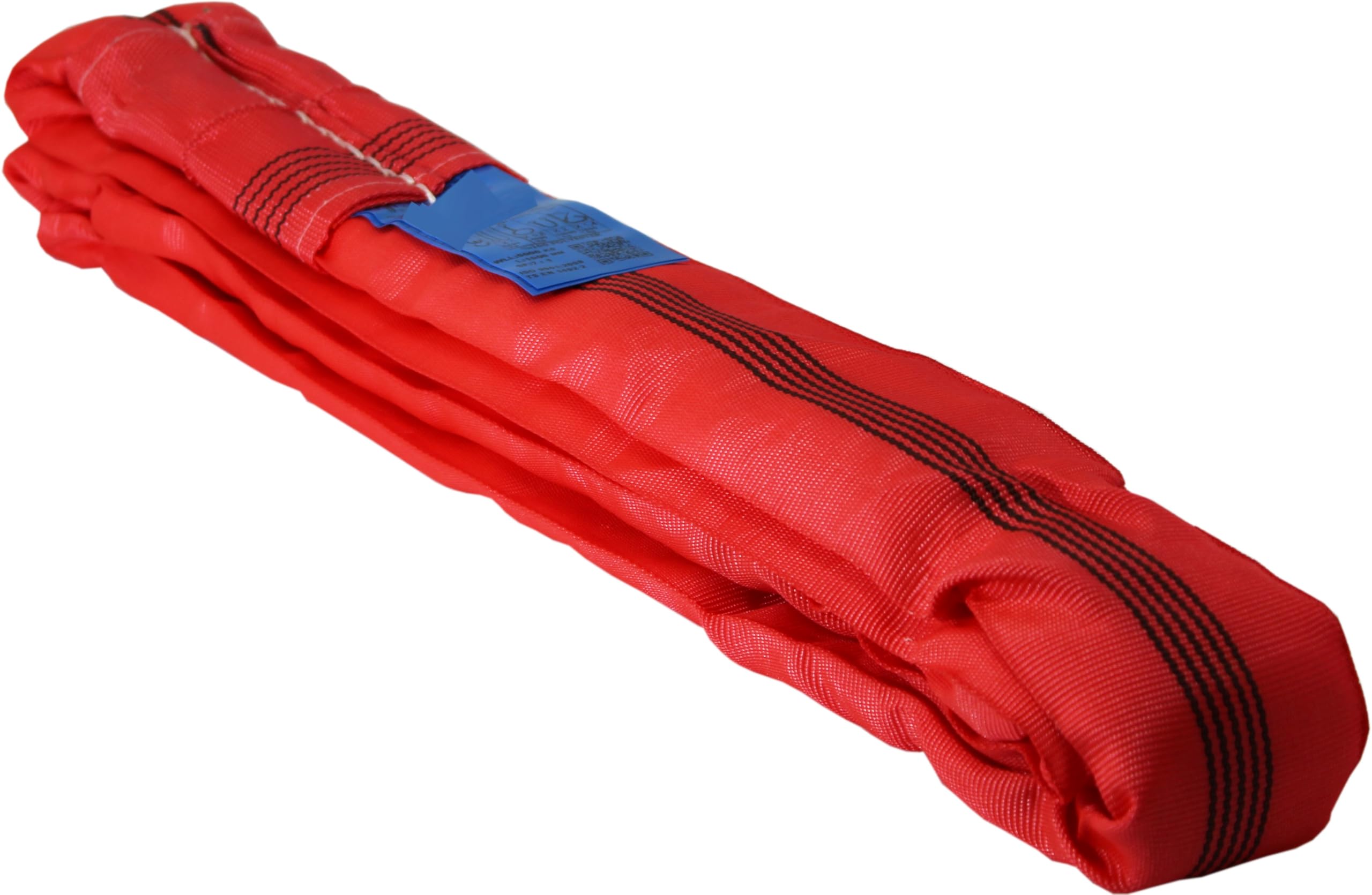 Eslinga redonda con doble revestimiento. Capacidad de carga: 5000 kg, contorno: 10 m.