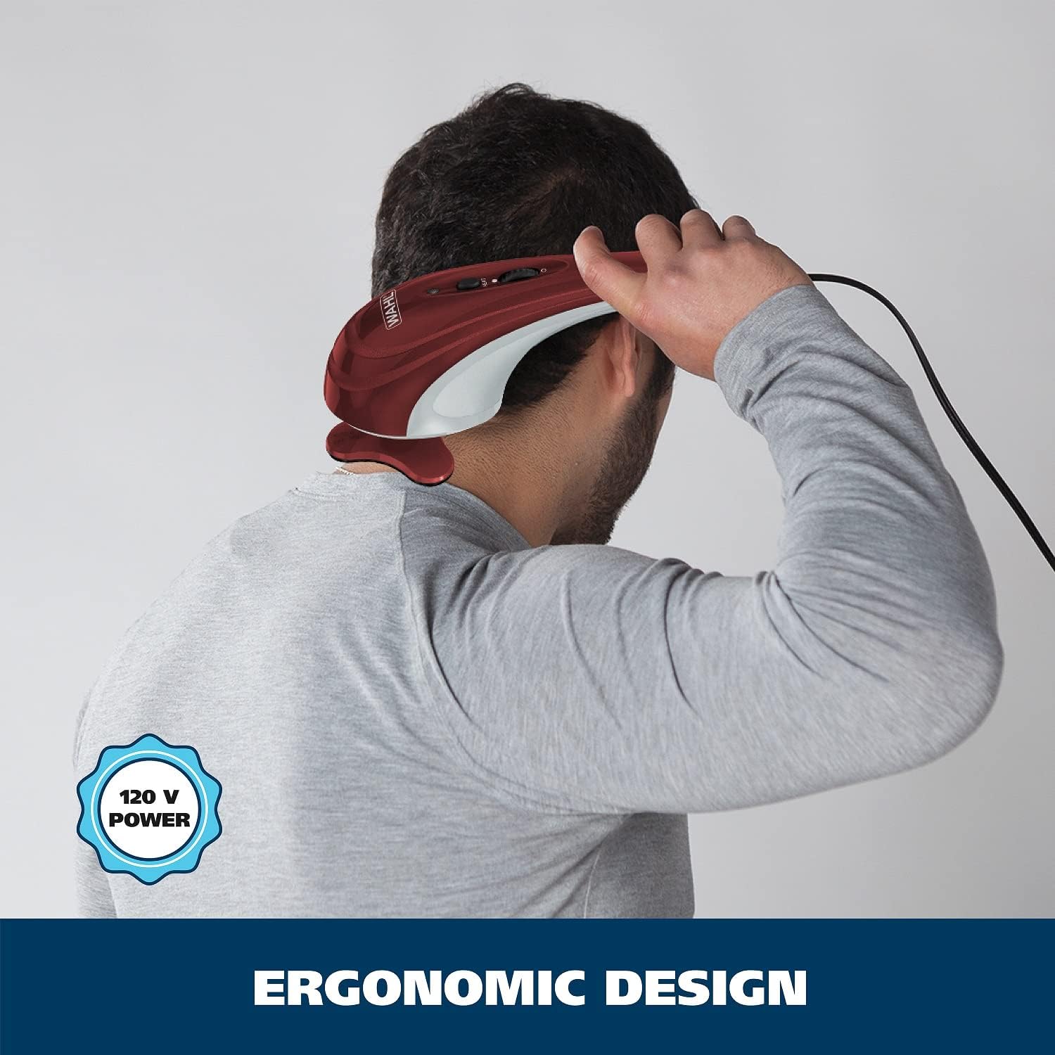 Wahl Hot Cold Deluxe Heat Therapy Electric Corded Massager with Variable Intensity for Customized Pain Relief – Model 4295-400 : Health & Household