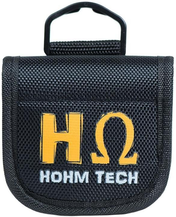 Hohm Tech Security Battery Carrier Specially Form Fitted for 18650, 20700, 21700 li-ion Batteries (4-Bay)