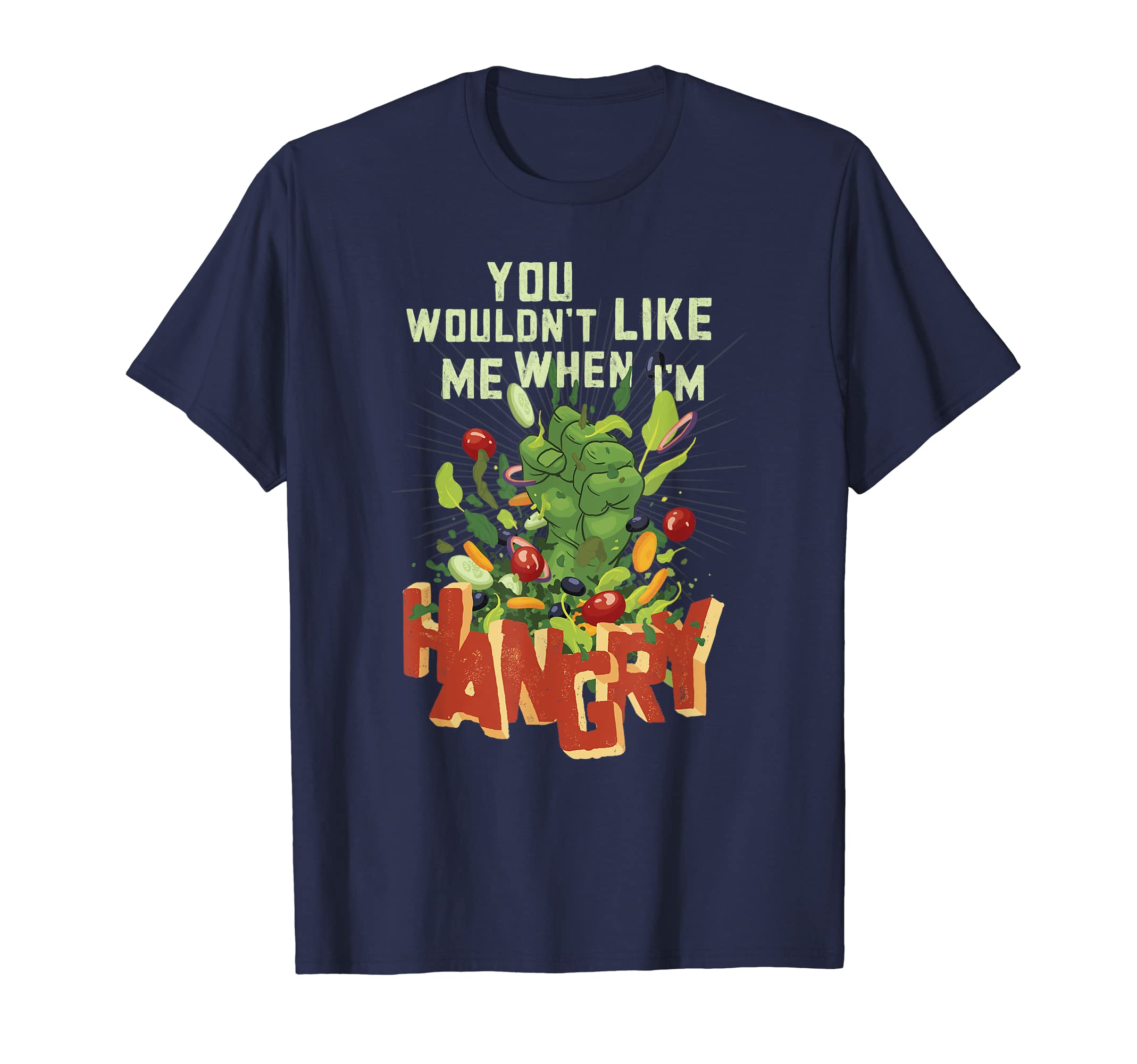 marvelHulk You Wouldn't Like Me When I'm Hangry T-Shirt