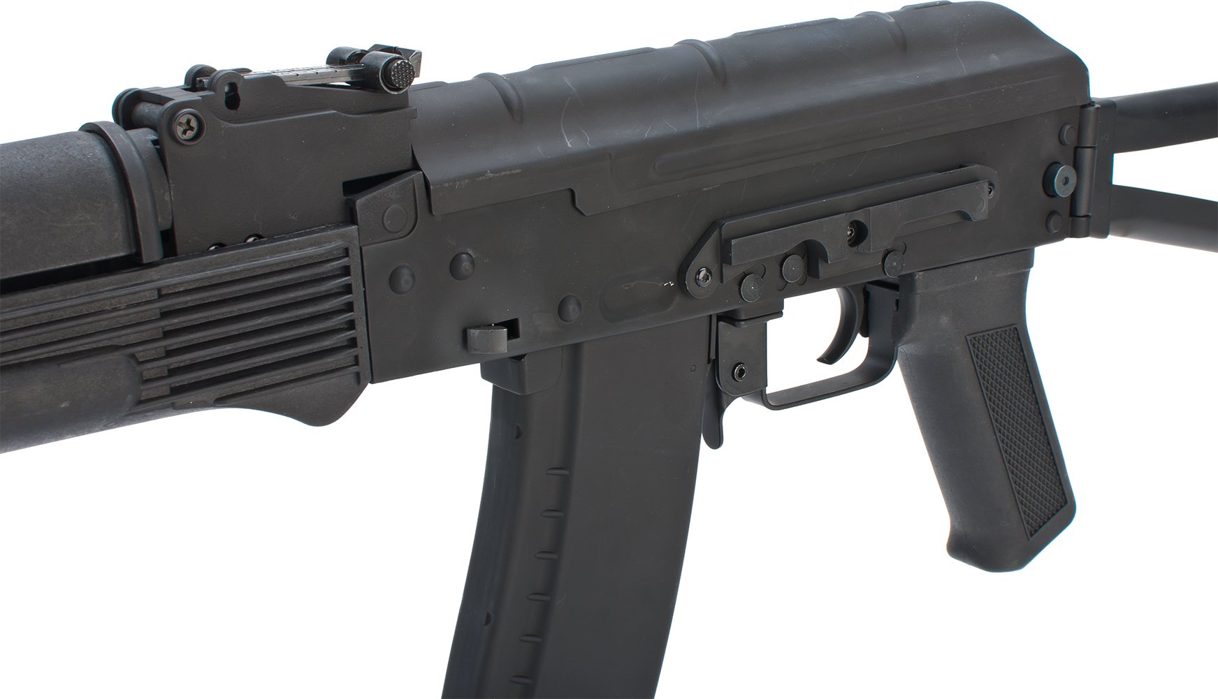 Evike Airsoft CYMA Sport Airsoft AK105 AEG Rifle w/Steel Folding