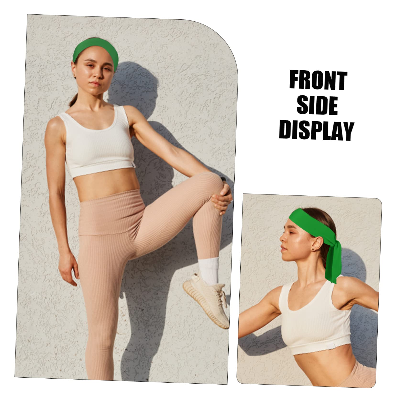Kisangel 12piezas Diademas Antideslizantes Ajustables para Correr y Deportes De Bandas para Cabello y Transpirables y Absorbentes De Sudor Accesorios Deportivos para Hombres y Mujeres