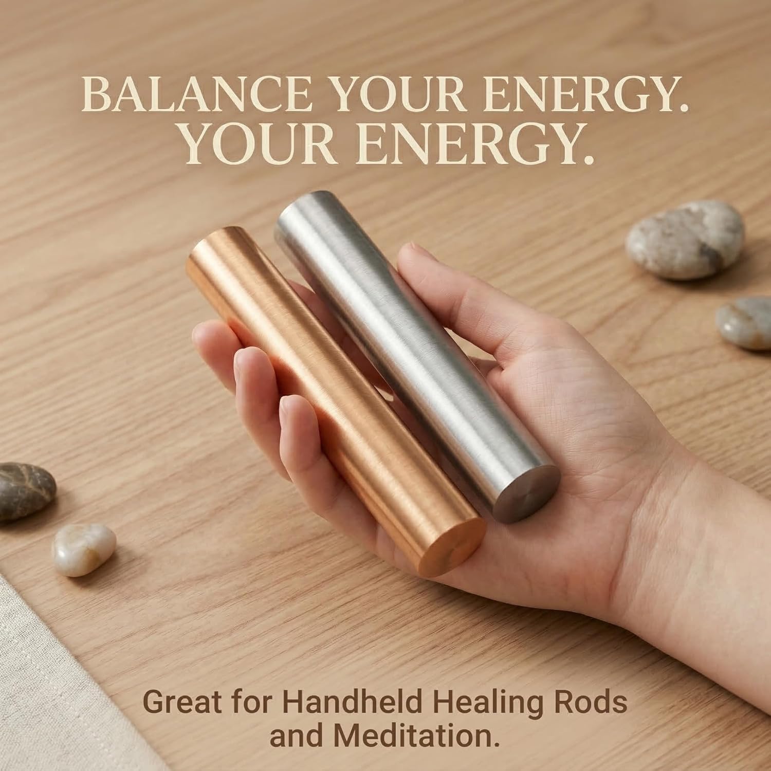 Copper Rod 4" Length x 3/4" Diameter - Bare Copper-Zinc Alloy Metal Bar for Science Experiments, DIY Crafts, School Projects & Research