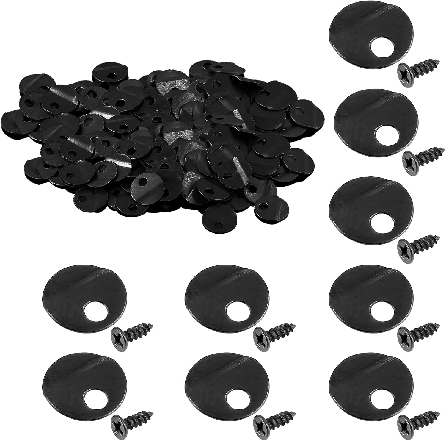 Suiwotin 100PCS Picture Turn Button Fasteners Photo Frame