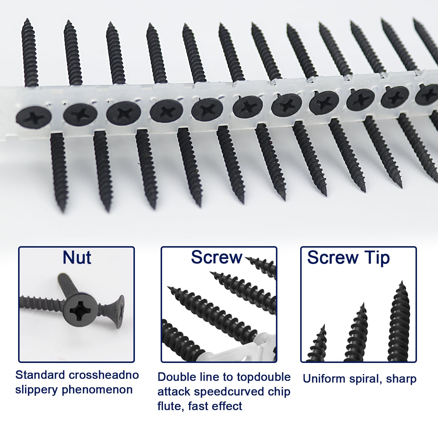 Kit Viti M3 Phillips Nero 200 Pezzi Kit Di 200 Viti A Testa Svasata Phillips M3 - Acciaio Con Finitura Ossido Nero - Per Meccanica E Fai Da Te Assortimento Viti M3 - Foto 6