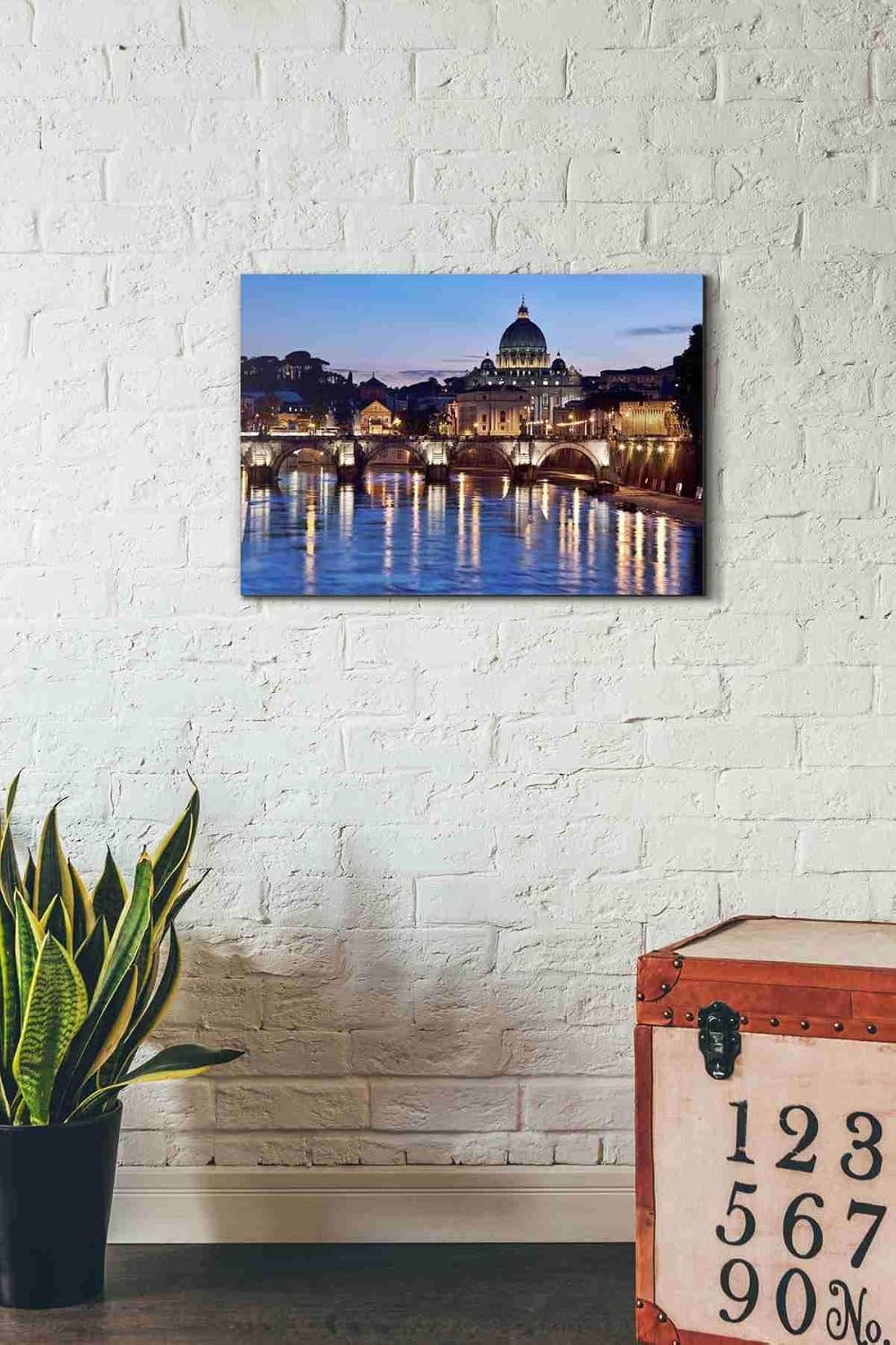Epic Graffiti 'Evening Reflections,' Canvas Wall Art, 18"x26"