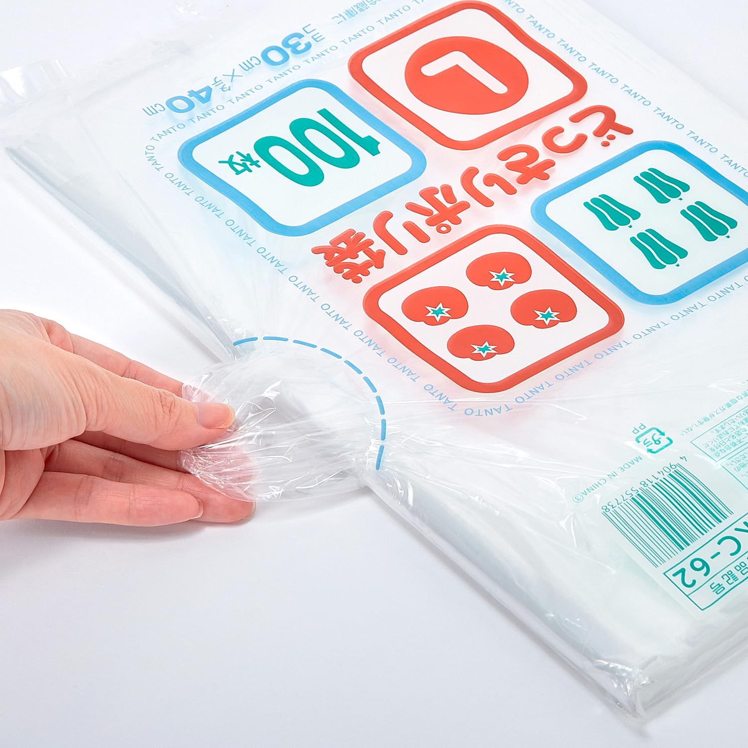 Amazon.co.jp: [日本技研工業] どっさり ポリ袋 Lサイズ 100枚入り