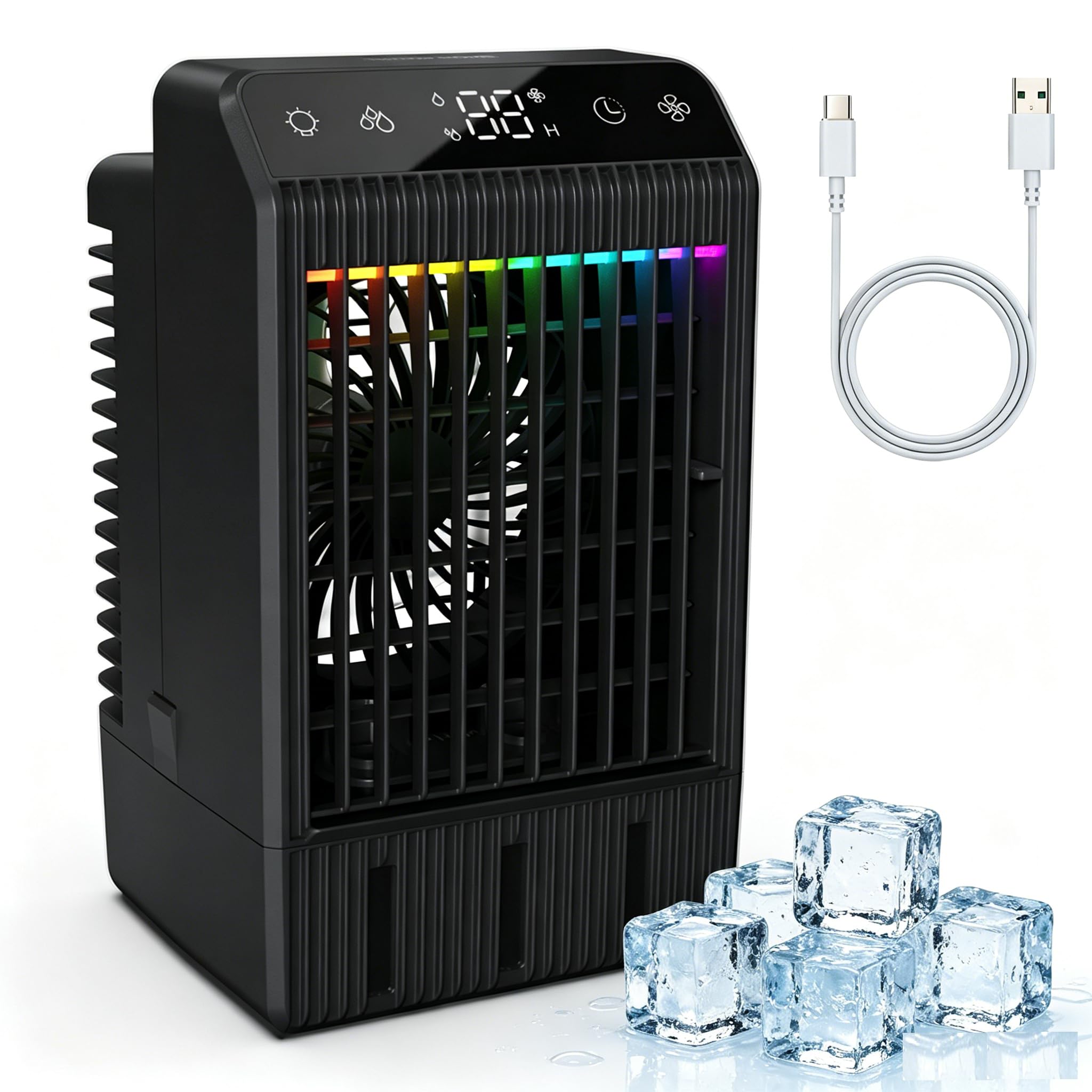 Tiptop Home Portable Mini Air Conditioner: AC Fan Evaporative - evaporative coolers | Mubboo