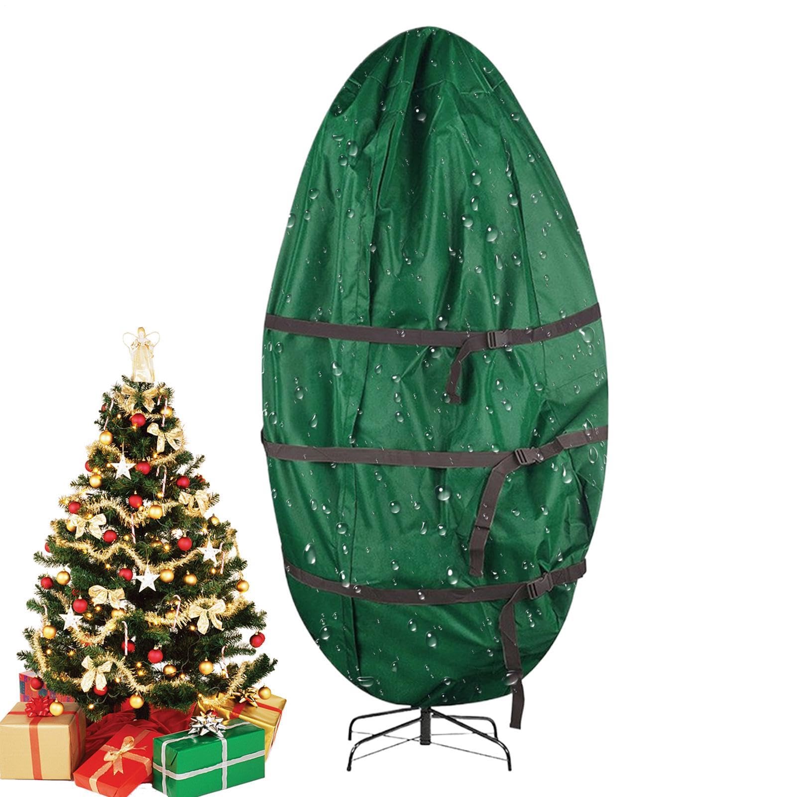 Contenitore per alberi di Natale, verticale, regolabile, resistente | copertura per albero di Natale, a prova di e polvere, protezione per albero di Natale per casa, appartamento, interni ed