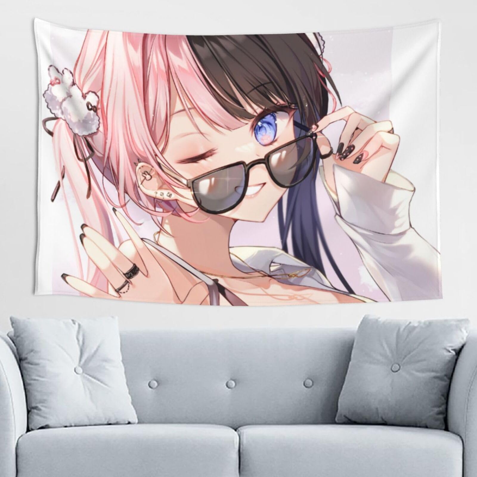 Amazon.co.jp: 橘ひなの タペストリー 壁掛け 多機能 装飾布 背景布