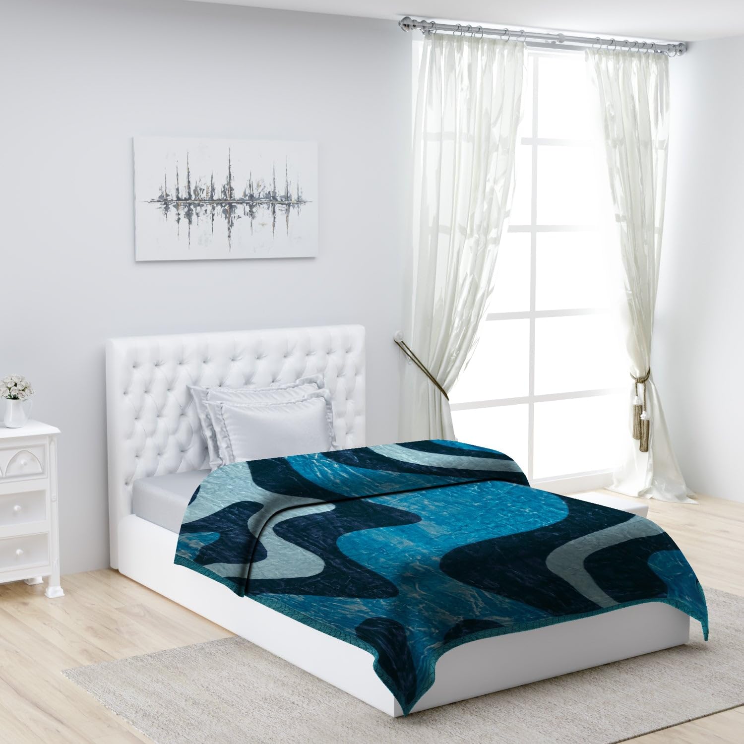 Monte Carlo Winter Blanket - Green & Brown -15 Monte Carlo Winter Blanket - Green & Brown -15