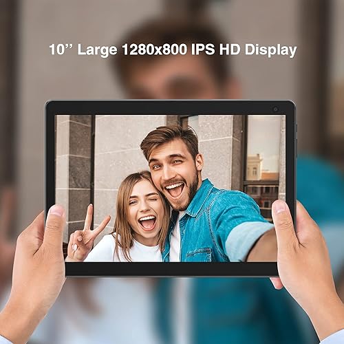 Miniatura 5 de COOPERS Tablet 10 pulgadas, Android 15 Tablet, 32GB ROM 1TB Expandir Tabletas de computadora, Procesador Quad Core 6000mAh Batería, Pantalla táctil