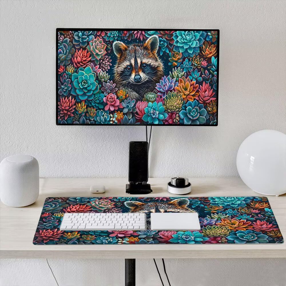 Duża podkładka pod mysz do gier XXL 1800 x 900 x 3 mm z zszytymi krawędziami, trwała antypoślizgowa podstawa z naturalnej gumy, zmywalna podkładka pod klawiaturę, nadaje się do gier, domu, biura