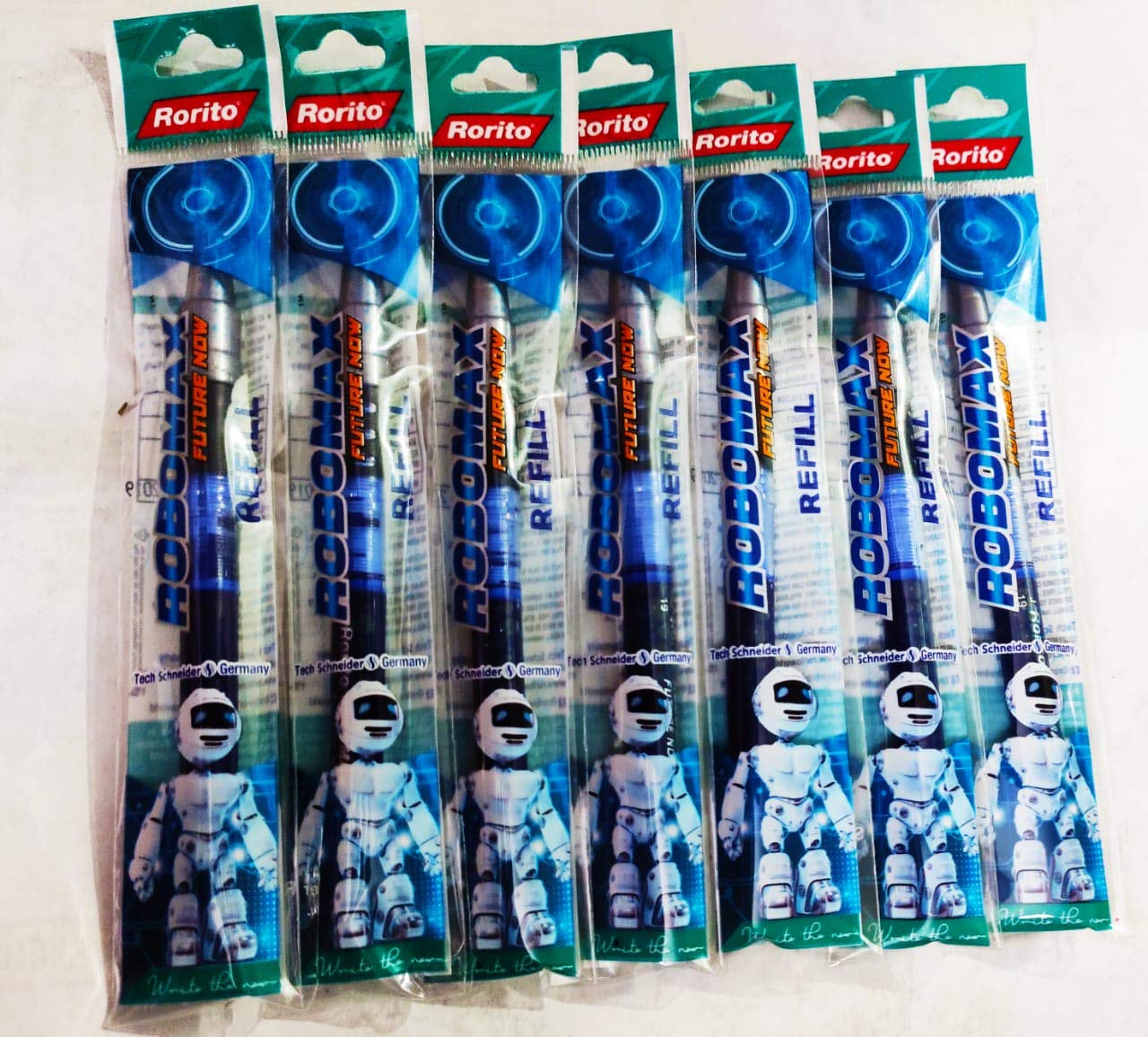 Rorito Robomax REFILLS future now pack of 20 pieces BLUE WRITING Amazon.in