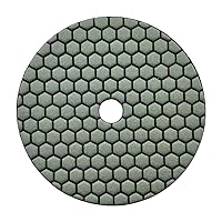 Vista 36 de Almohadillas de pulido de piedra seca/hormigón de alto rendimiento de 5 ", altura de segmento de 0.059 in, estilo de panal, grano 3000